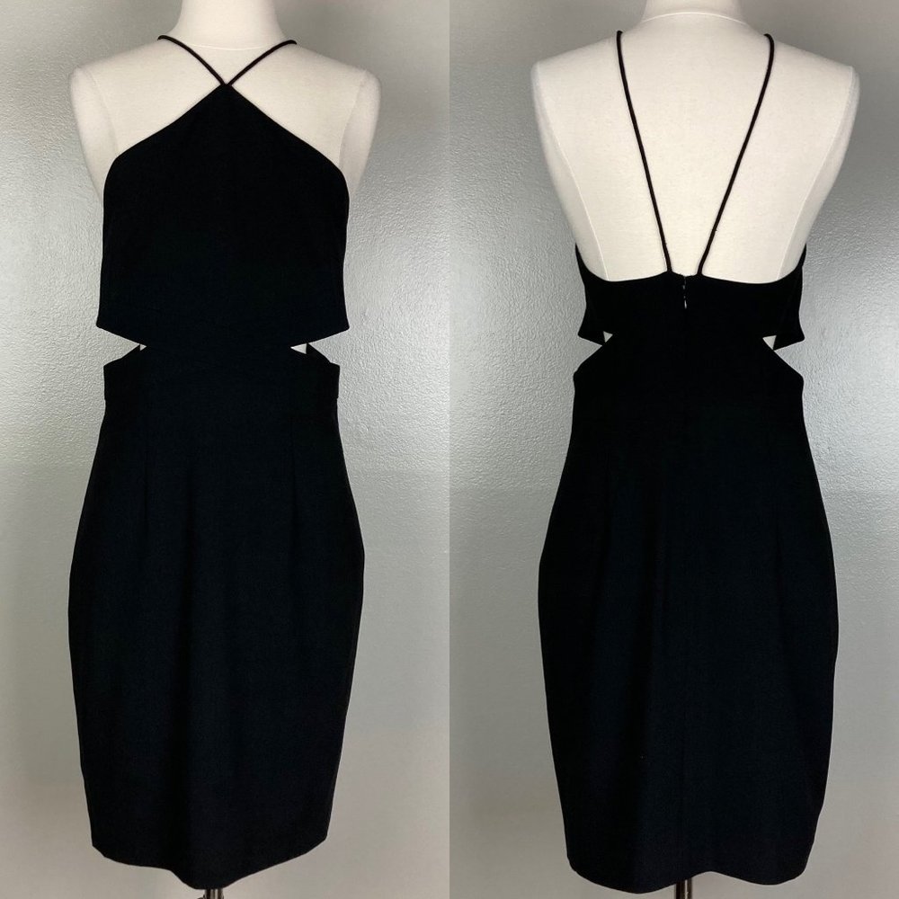 AIDEN BY AIDEN MATTOX - 6 - Black Cut Out Dress